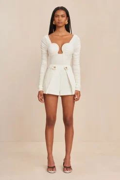 ADALEE SHORT - OFF WHITE