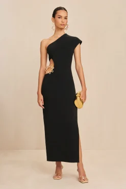 ADRIAN KNIT DRESS - BLACK