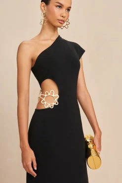 ADRIAN KNIT DRESS - BLACK