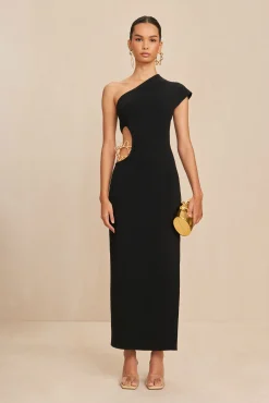 ADRIAN KNIT DRESS - BLACK