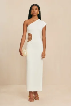 ADRIAN KNIT DRESS - OFF WHITE