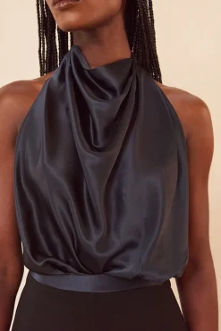 ADRIENNE TOP - BLACK