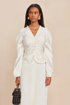 ADRINA TOP - OFF WHITE