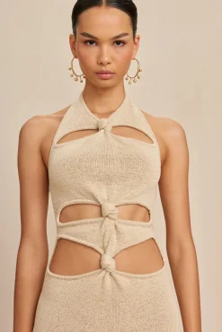 ALAINA KNIT DRESS - BEACH