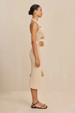 ALAINA KNIT DRESS - BEACH