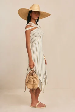 ALICA KNIT DRESS - BEACH COMBO