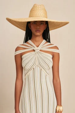 ALICA KNIT DRESS - BEACH COMBO