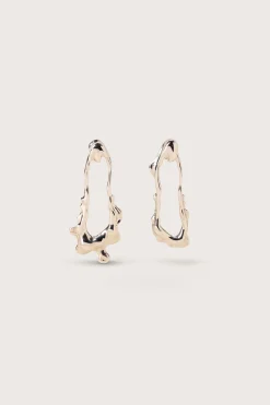 AMINAH EARRING - SHINY SILVER