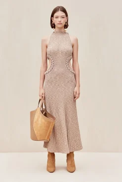 ANDREAS KNIT DRESS - CANYON TAN