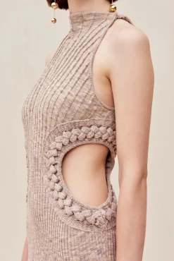 ANDREAS KNIT DRESS - CANYON TAN