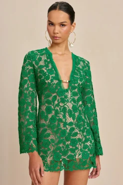 ANIYA DRESS - MALACHITE