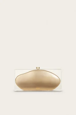 ANNIKA CLUTCH - BRASS