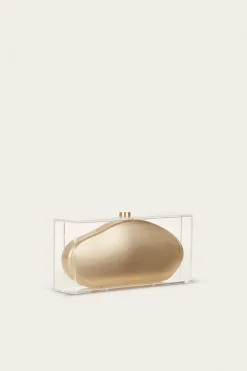 ANNIKA CLUTCH - BRASS
