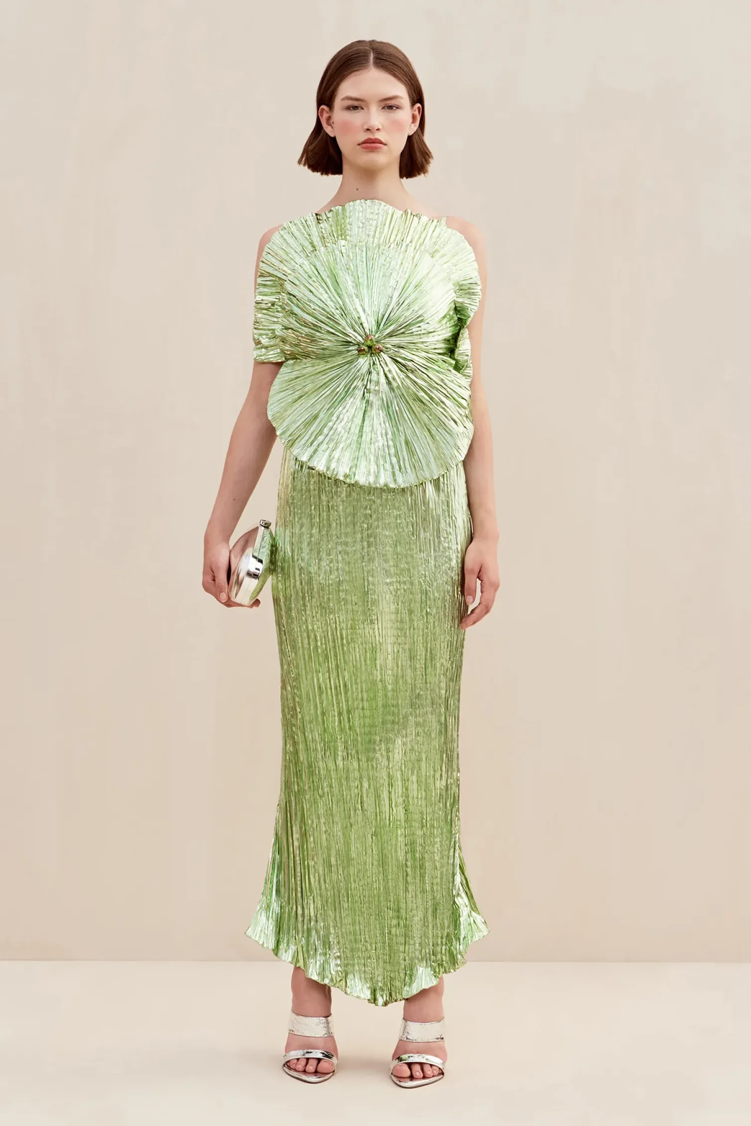 ANTHOS TOP - SPEARMINT METALLIC