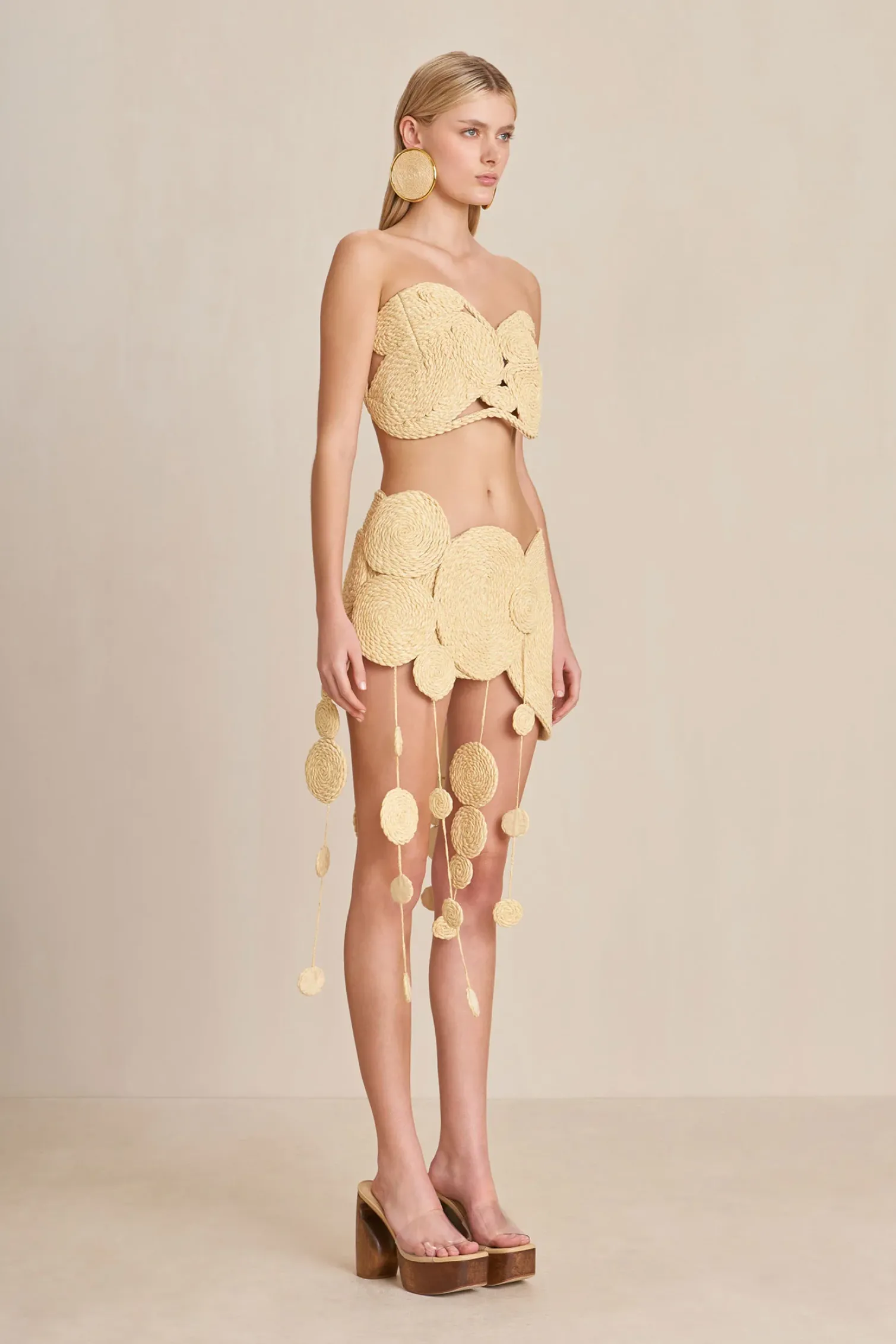 ANYA SKIRT - NATURAL
