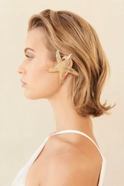 ARIELLA EARRING - SHINY BRASS