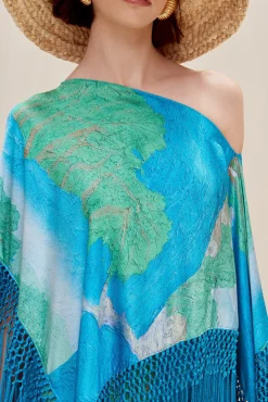 ASHANTI TOP - LANDSCAPE PRINT