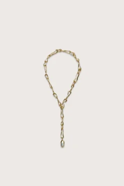 ASTRID CHOKER - SHINY BRASS