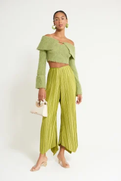 AUDIE KNIT TOP - PINE