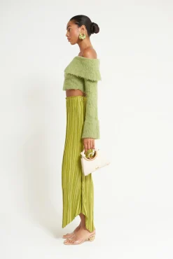 AUDIE KNIT TOP - PINE