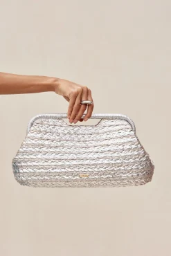 AURORA CLUTCH - SILVER