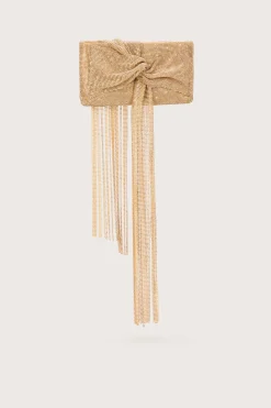 BANU MINI RHINESTONE CLUTCH - CHAMPAGNE