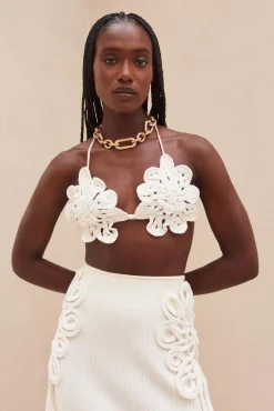 BELLONA BIKINI TOP - OFF WHITE