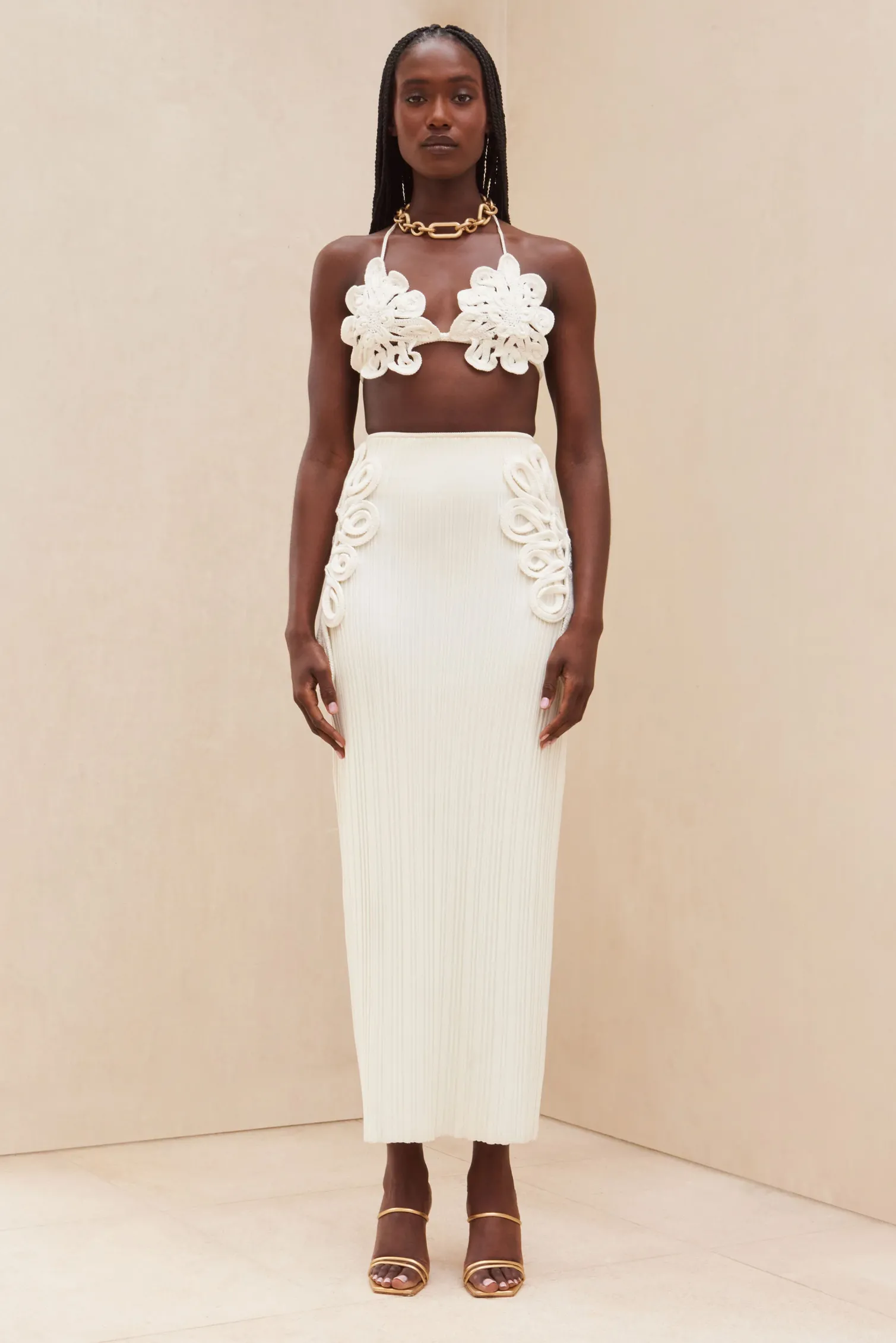 BELLONA BIKINI TOP - OFF WHITE