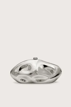 CALDERA CLUTCH - SHINY SILVER