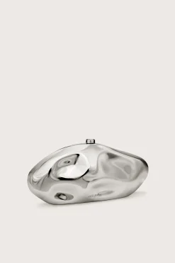 CALDERA CLUTCH - SHINY SILVER