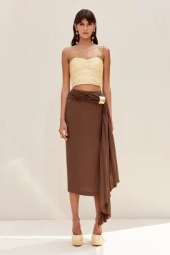 CAROLINE SKIRT - AFFOGATO