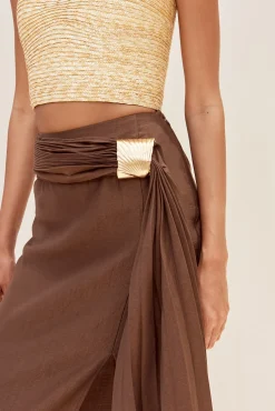 CAROLINE SKIRT - AFFOGATO