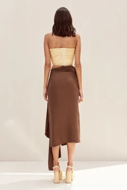 CAROLINE SKIRT - AFFOGATO