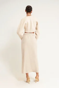 CASELLA KNIT CARDIGAN - OFF WHITE