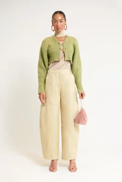CASELLA KNIT CARDIGAN - PINE