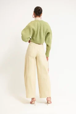 CASELLA KNIT CARDIGAN - PINE