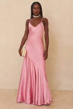 CRISSY GOWN - SHELL PINK