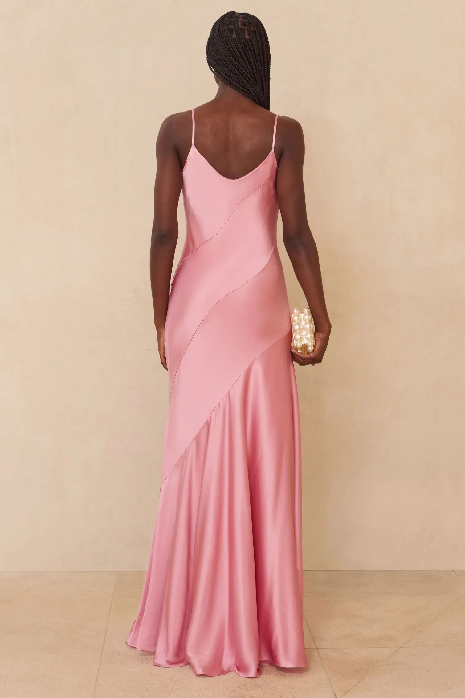 CRISSY GOWN - SHELL PINK