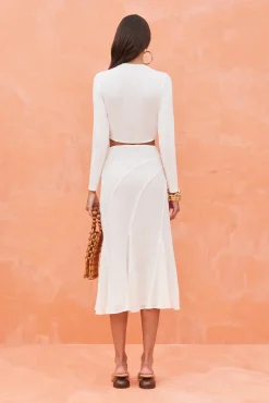 DALLAS SKIRT - OFF WHITE