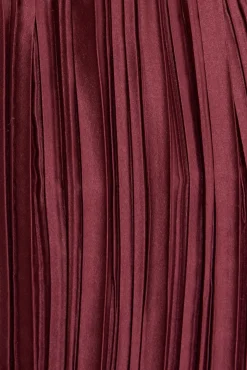 DAVIDA GOWN - MAROON PEAK