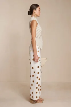 DEL KNIT TOP - MUSHROOM