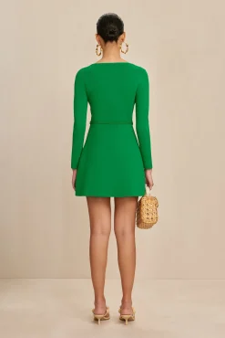 DENISSE KNIT SKIRT - MALACHITE