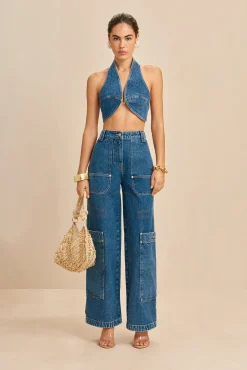DIEM TOP - INDIGO