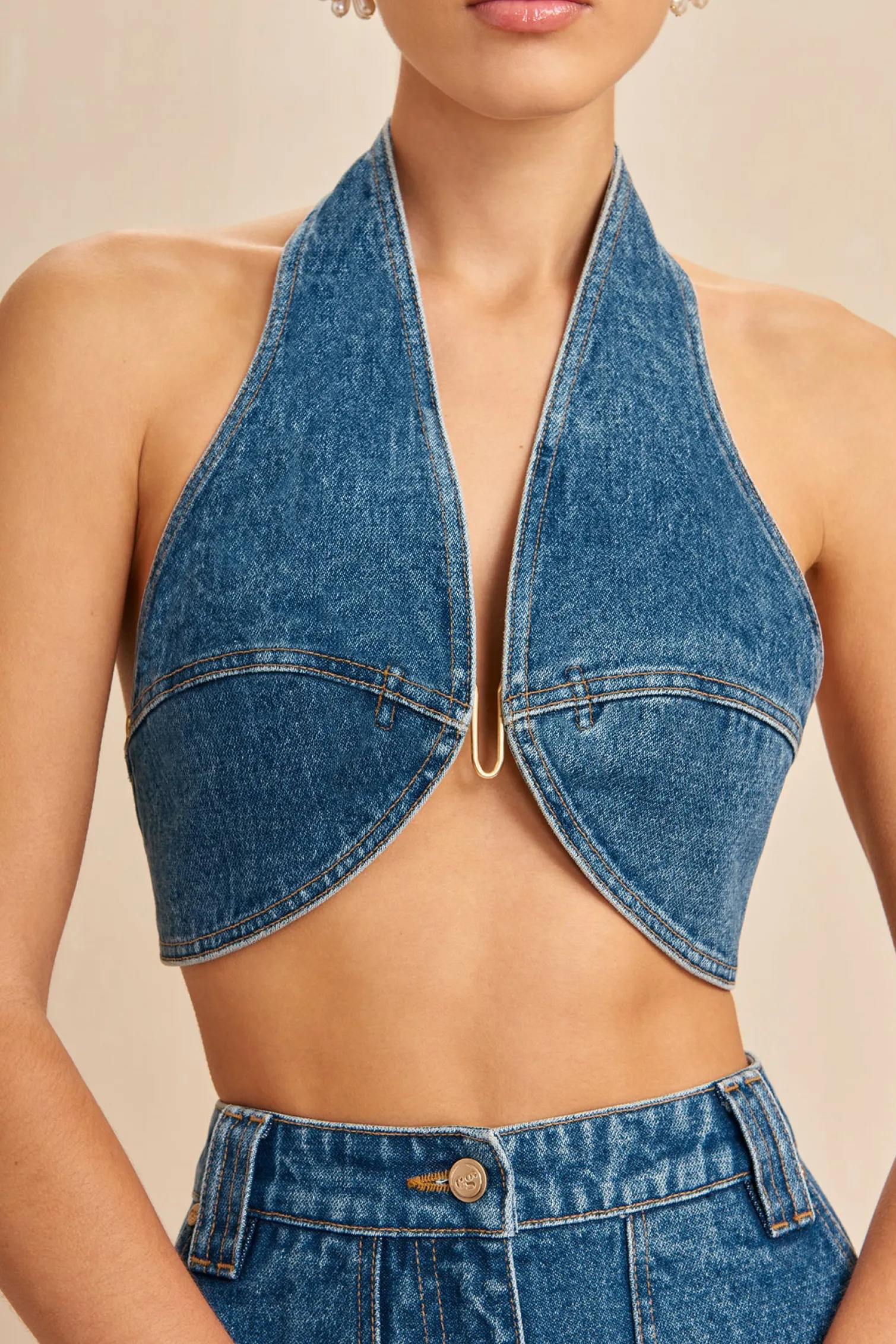 DIEM TOP - INDIGO