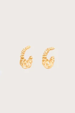 DIONNE EARRING - BRUSHED BRASS