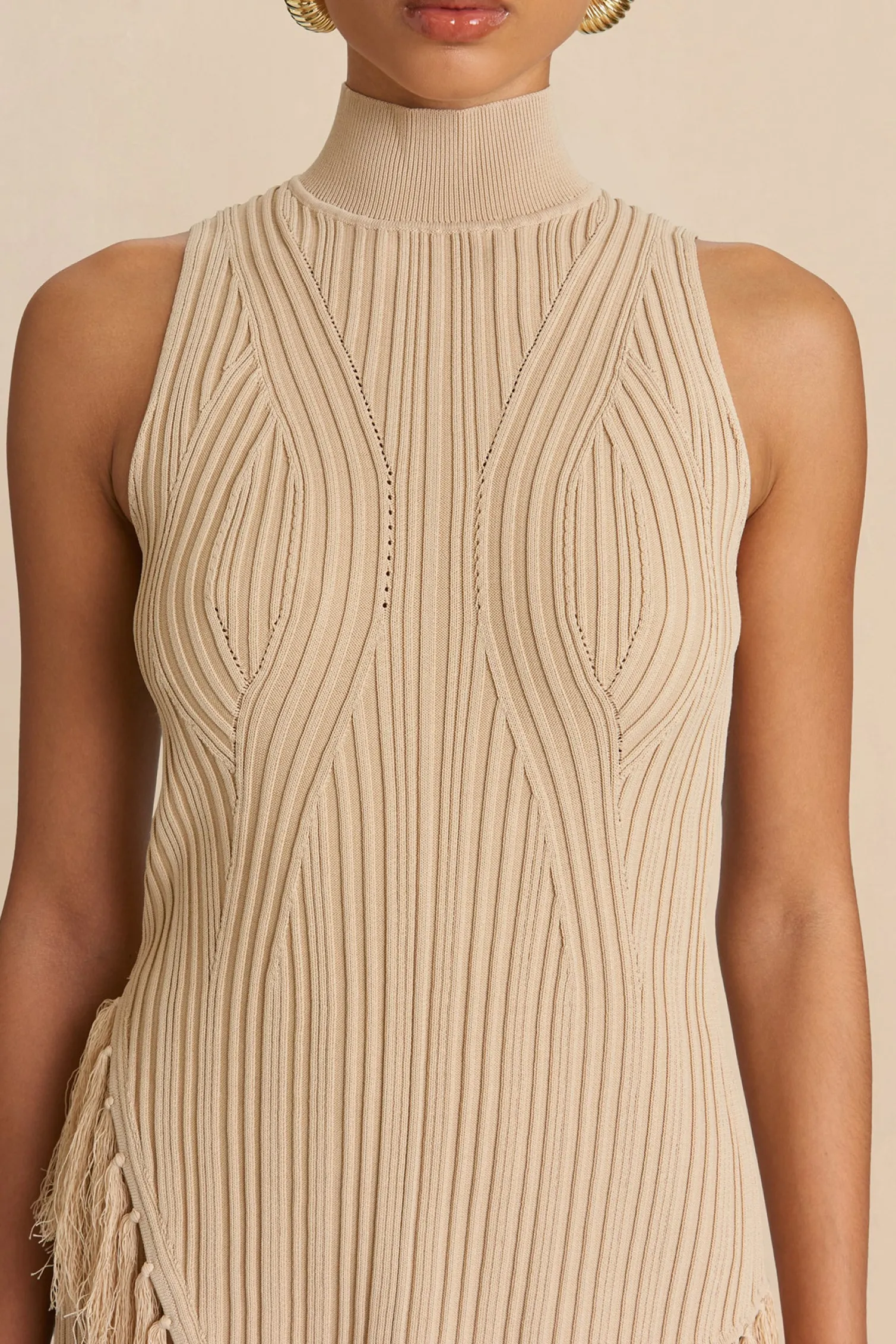 DOJA KNIT TOP - ECRU