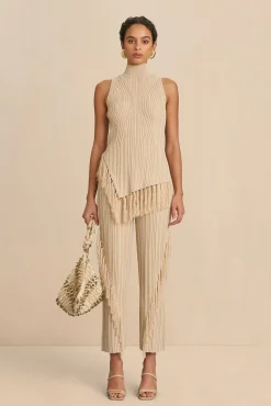 DOJA KNIT TOP - ECRU
