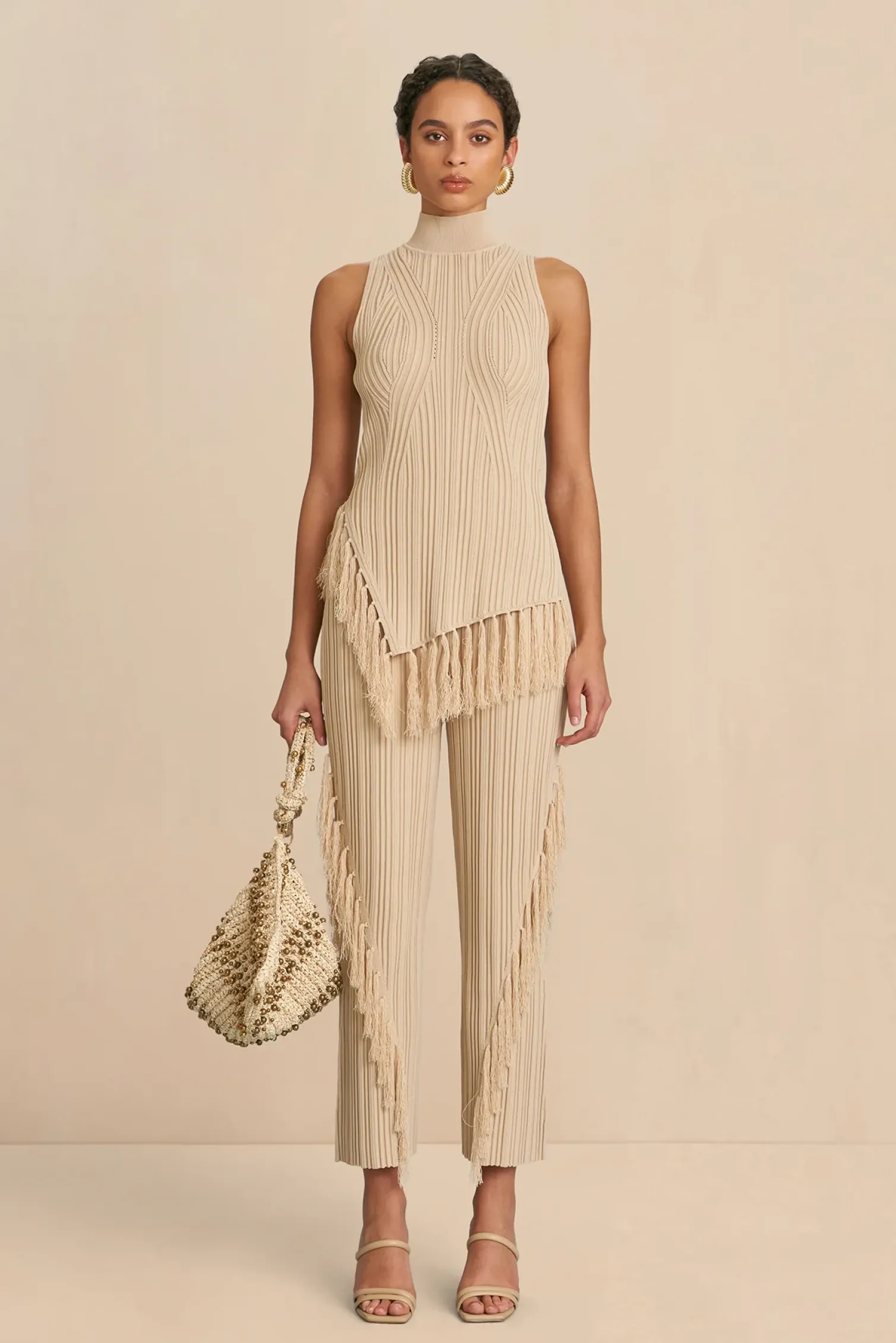 DOJA KNIT TOP - ECRU