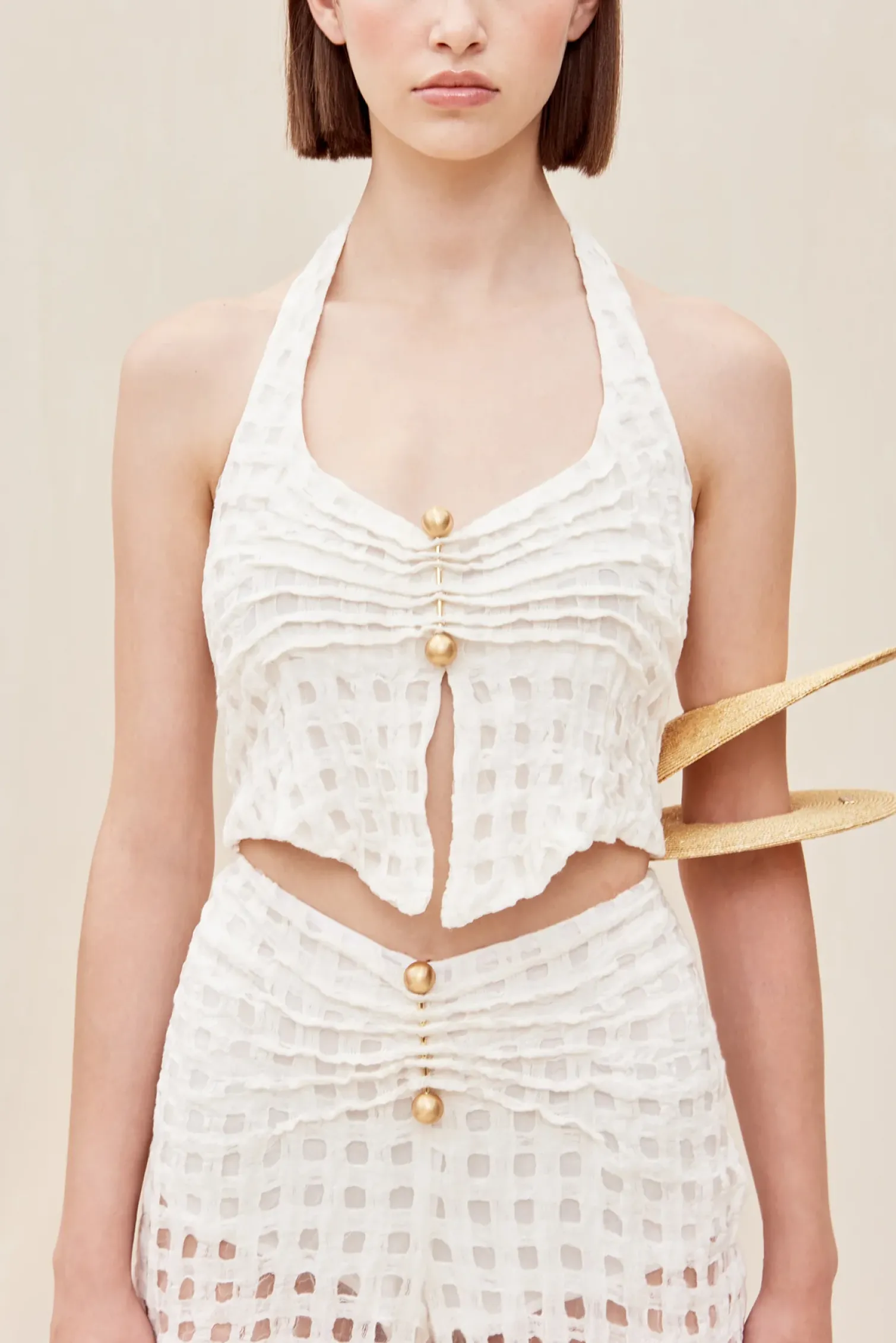 ELLIN TOP - OFF WHITE