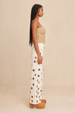 ELLISON KNIT TOP - CHAMPAGNE MELANGE